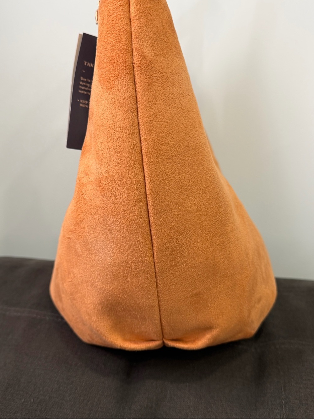 Universal Thread Large Suede Hobo Bag Brown Slouchy Shoulder Tote Purse Soft - Picture 7 of 16